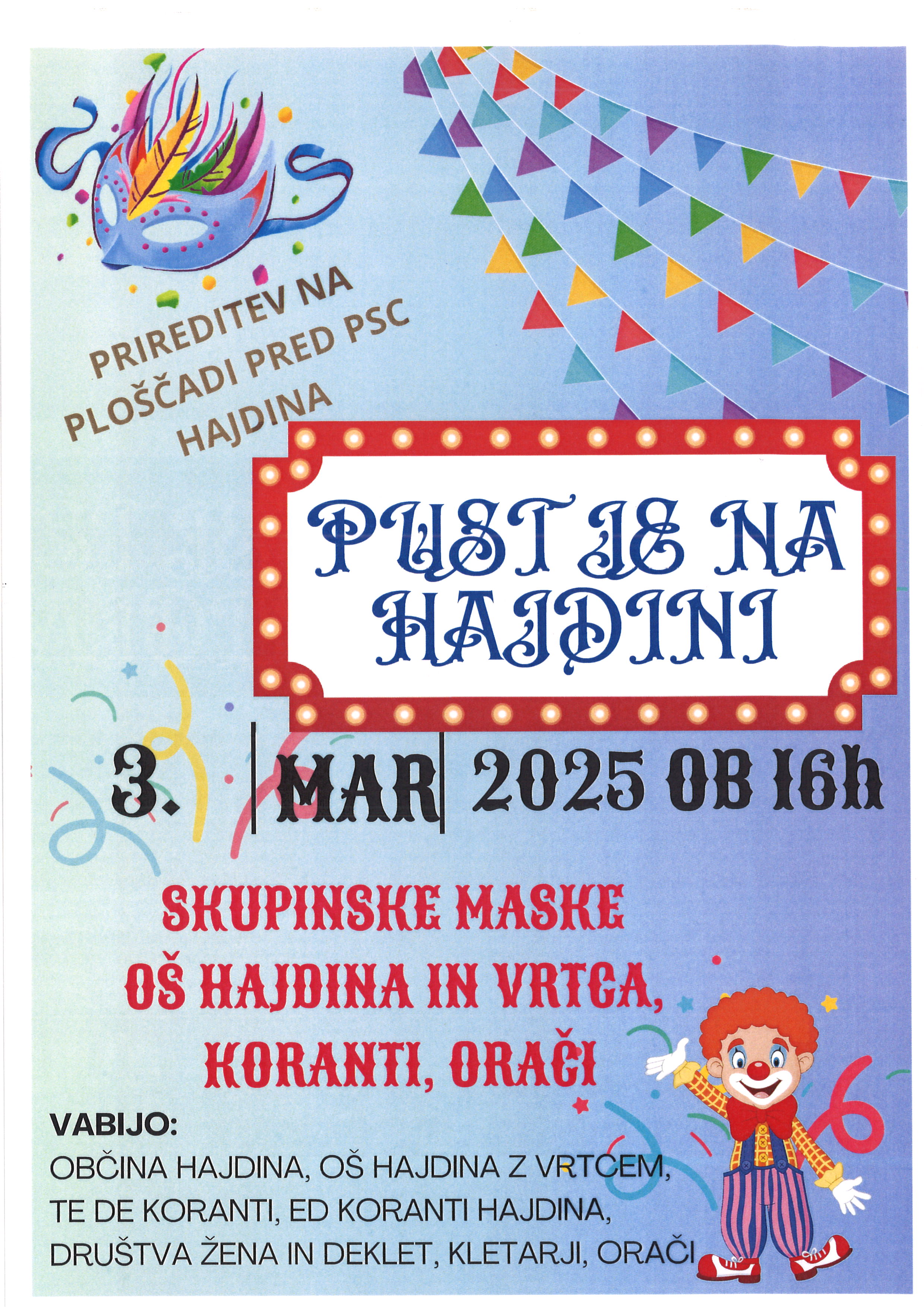 Pust je na Hajdini